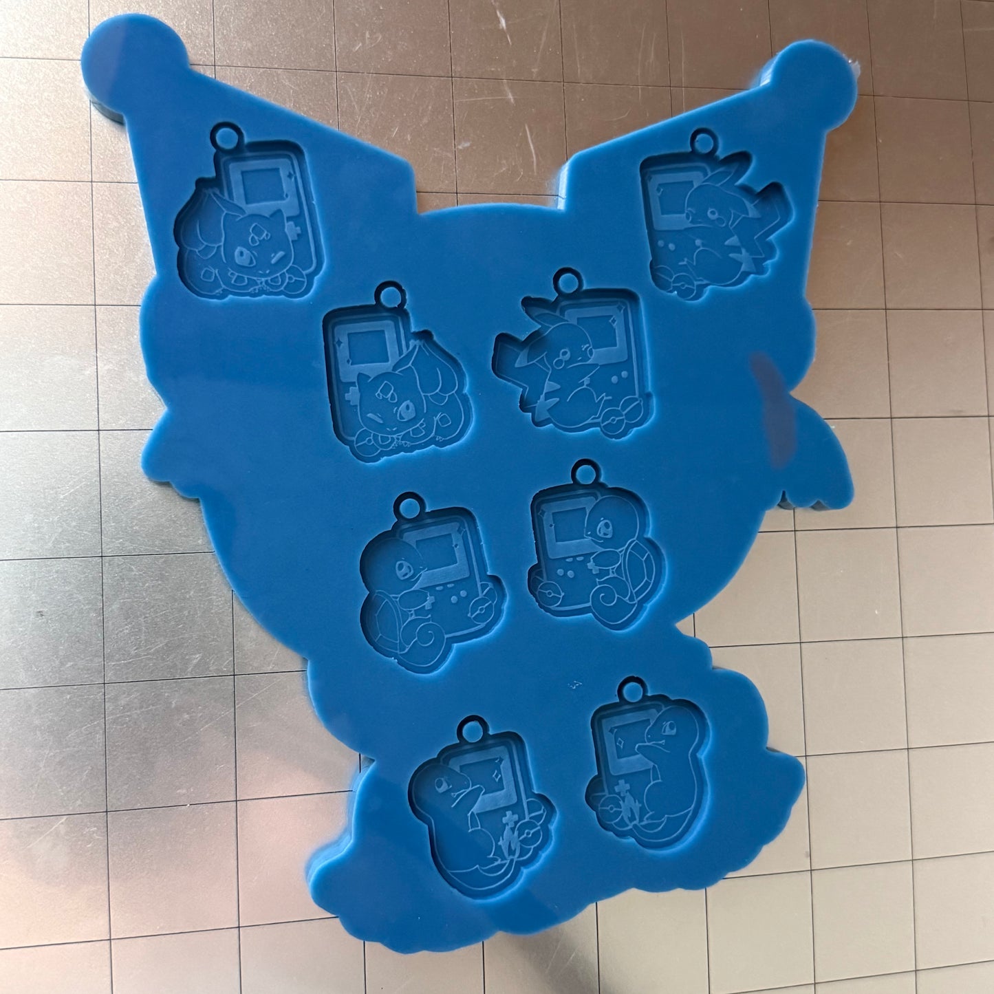 PokeGame Earrings Palette Mold