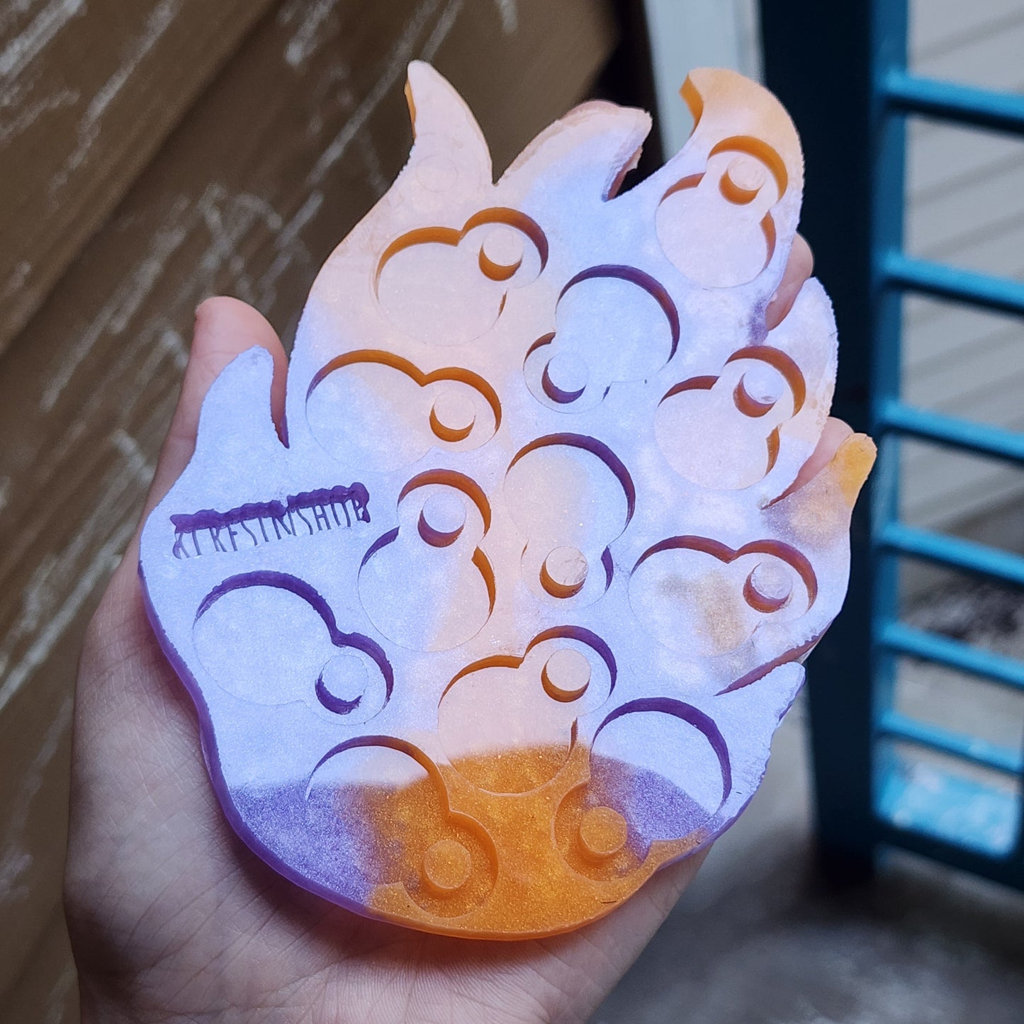 Keychain Attachment Tabs Palette Mold - Premium from KCRESINSHOP - Just $7.00! Shop now at KCRESINSHOP