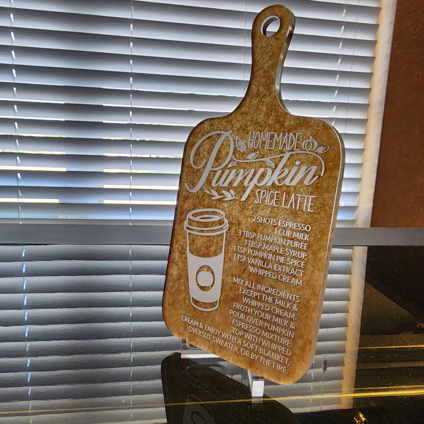 Pumpkin Latte Recipe Mold