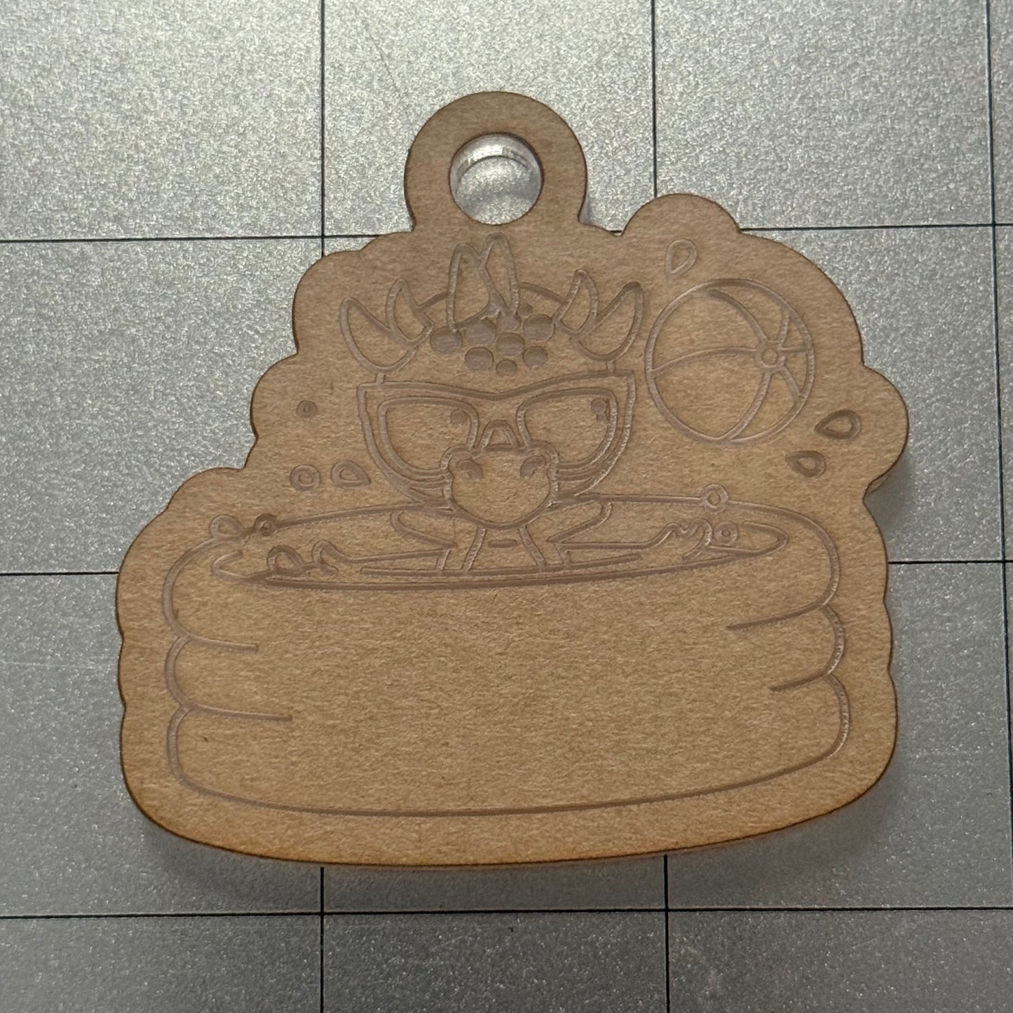 Summer Dragon Acrylic Blank for Mold Making