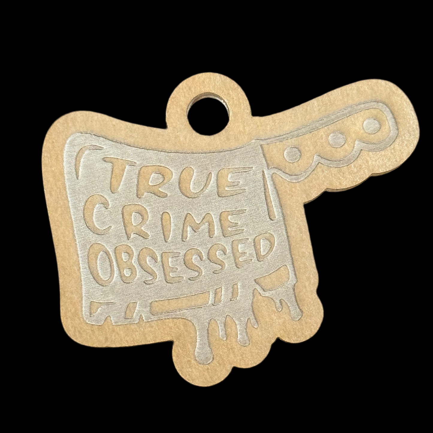 True Crime Obsessed Keychain Mold