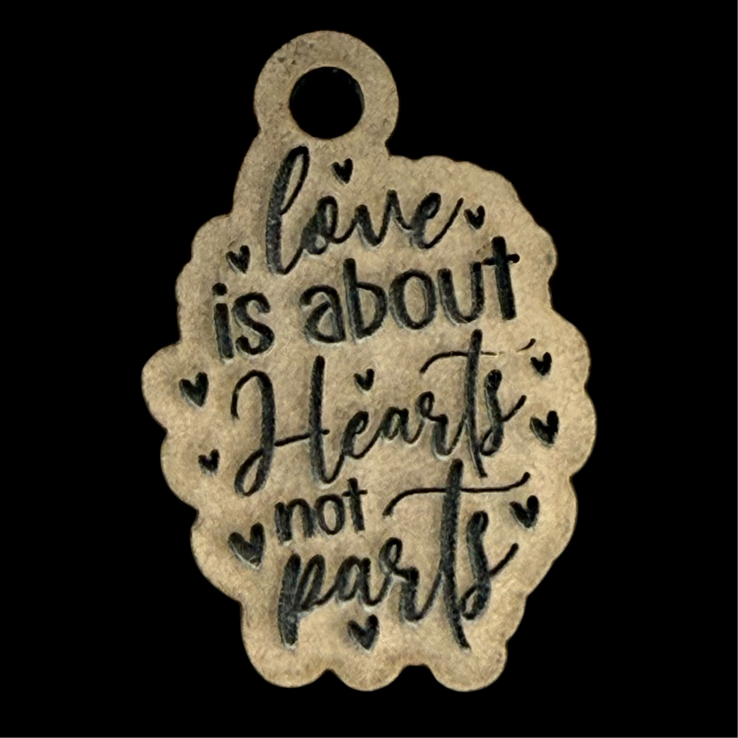 Love is About Hearts Keychain Mold