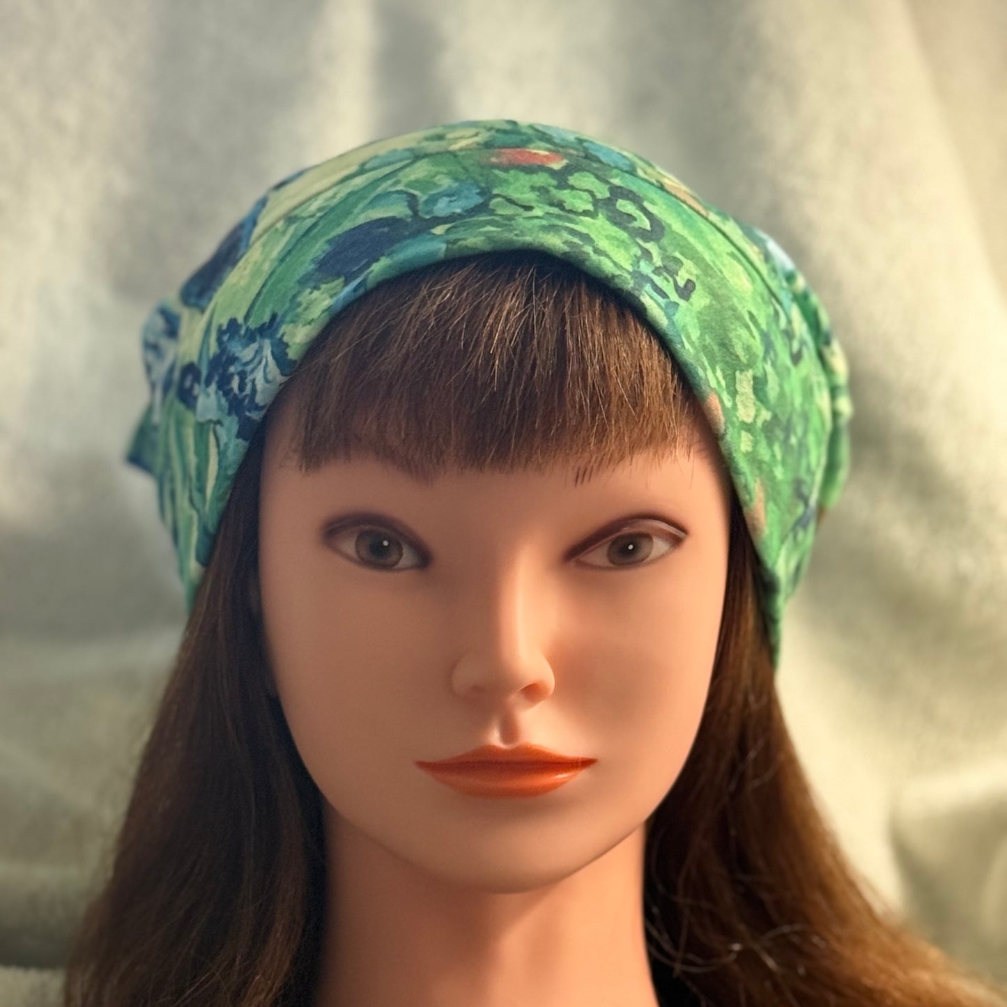 Iris Garden Slouch Beanie – Upcycled Everyday Hat