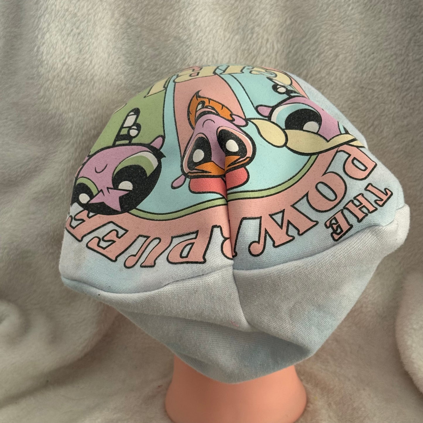 Pastel Hero Trio Slouch Beanie – Upcycled Everyday Hat