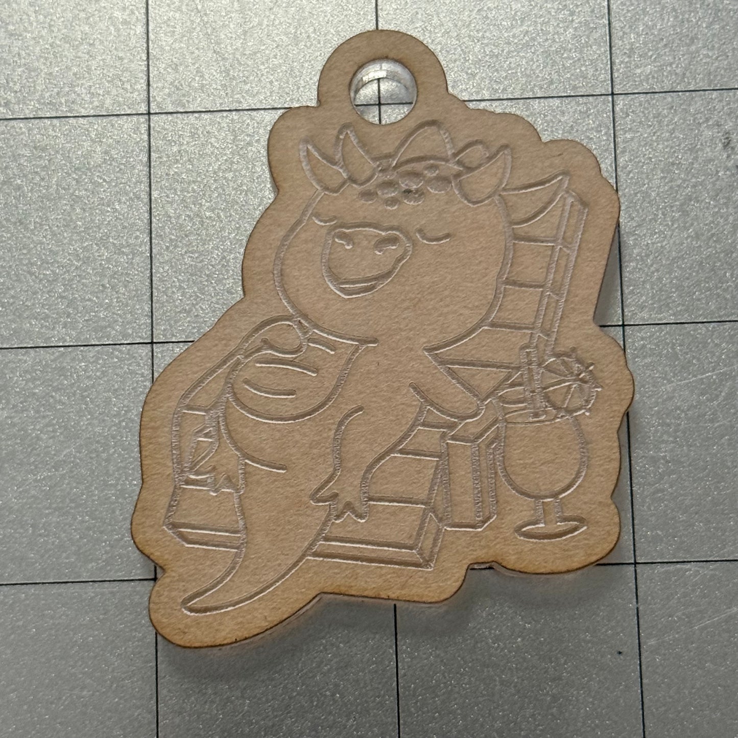 Summer Dragon Acrylic Blank for Mold Making
