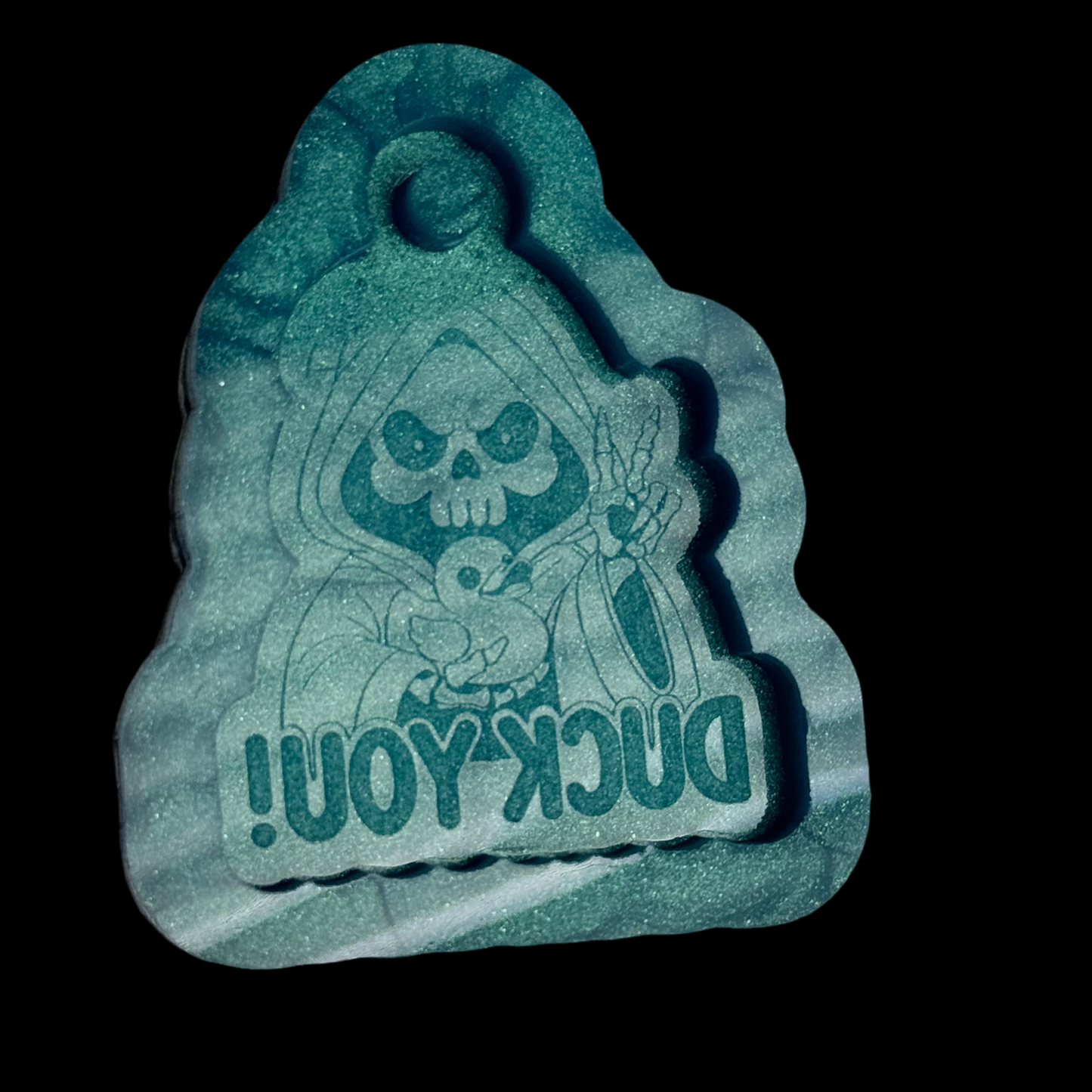 Duck You Grim Reaper Keychain Mold