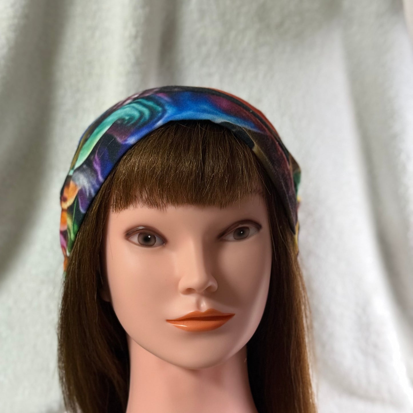 Psychedelic Shroomie Lightweight Slouch Beanie – Upcycled Everyday Hat
