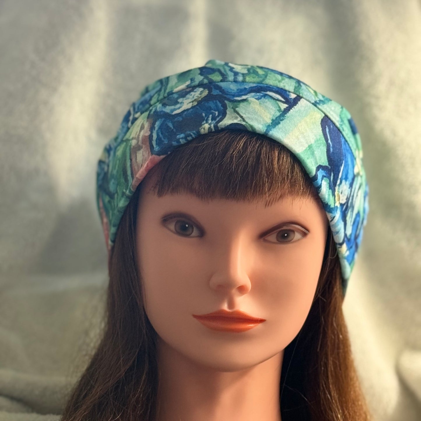 Iris Garden Slouch Beanie – Upcycled Everyday Hat