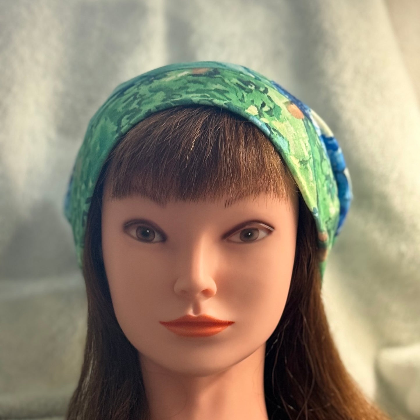 Iris Garden Slouch Beanie – Upcycled Everyday Hat