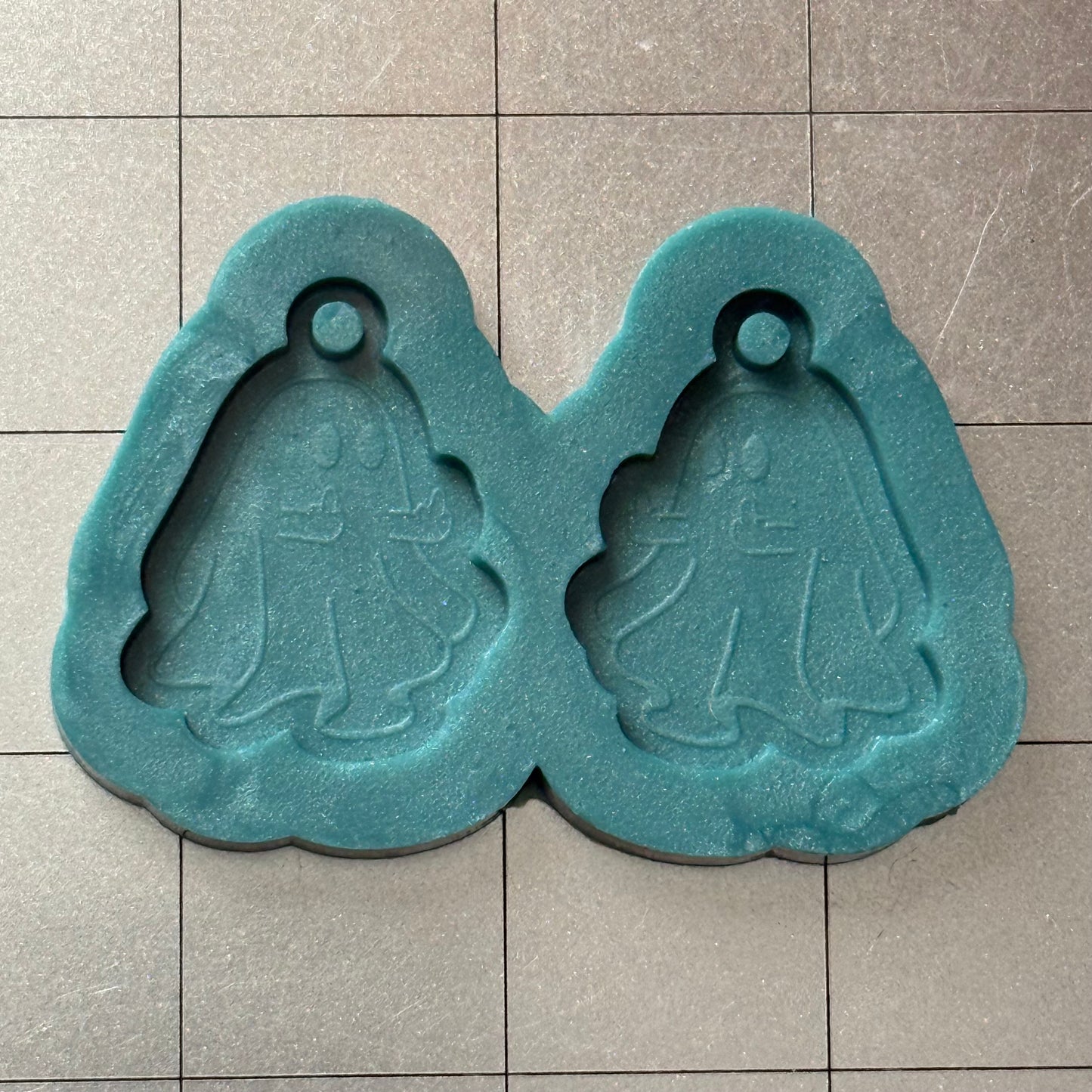 Naughty Ghost Earrings Mold