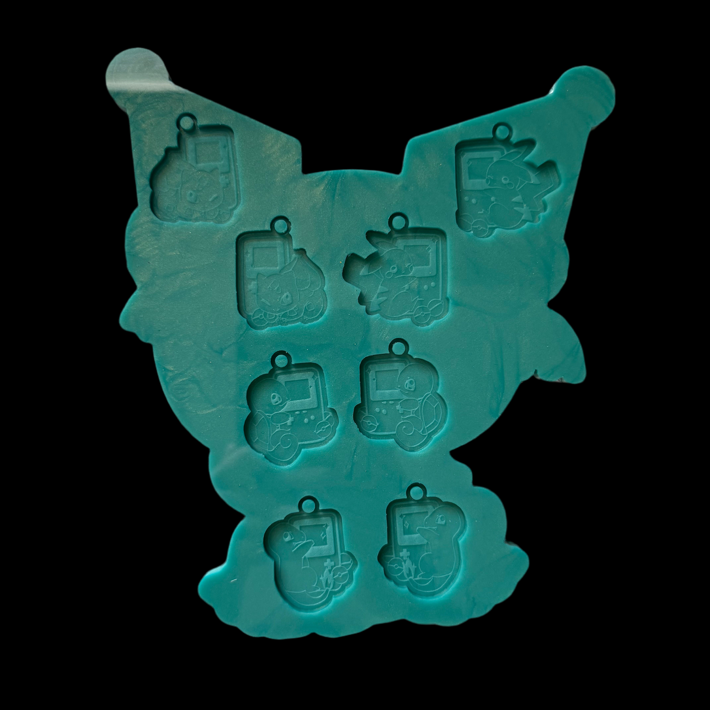 PokeGame Earrings Palette Mold