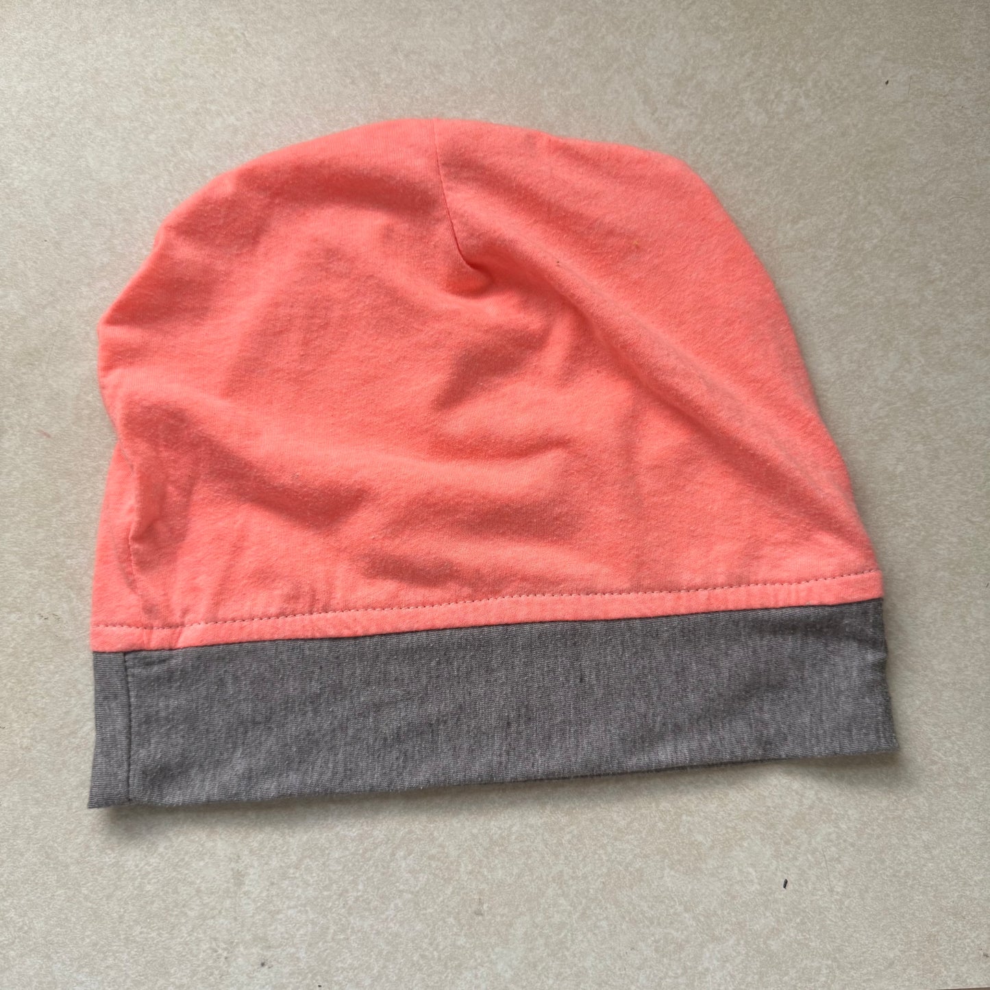 Reverse Neon Slouch Beanie – Upcycled Everyday Hat
