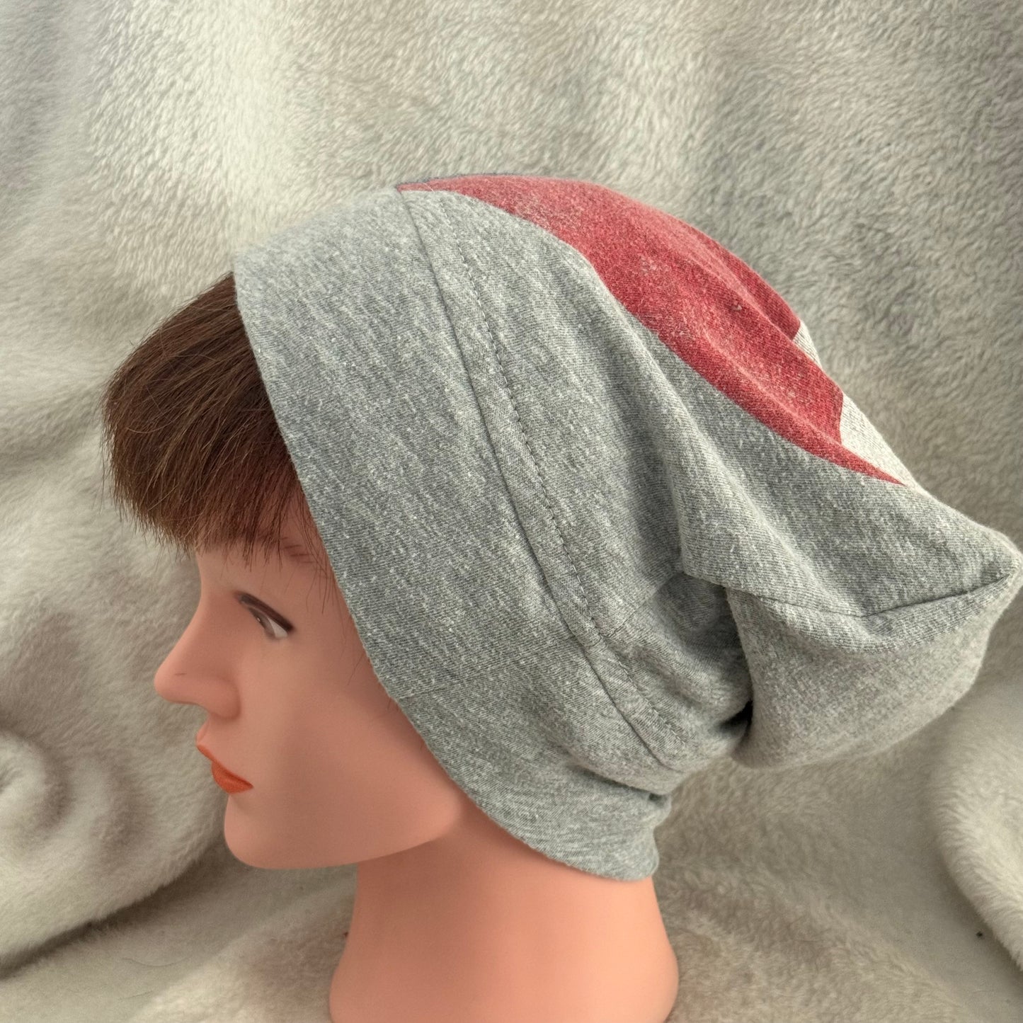 Texas Heart Slouch Beanie – Upcycled Everyday Hat