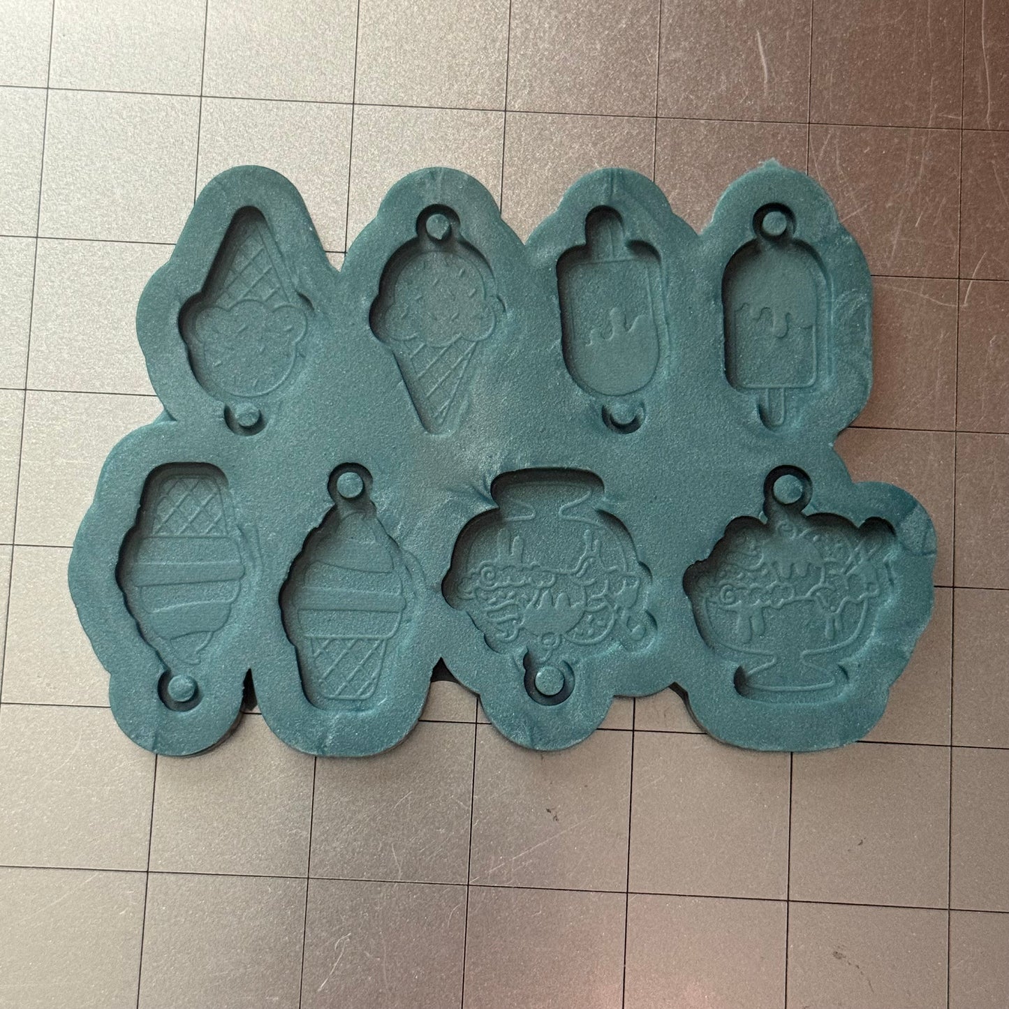 Ice Cream Earrings Palette Mold