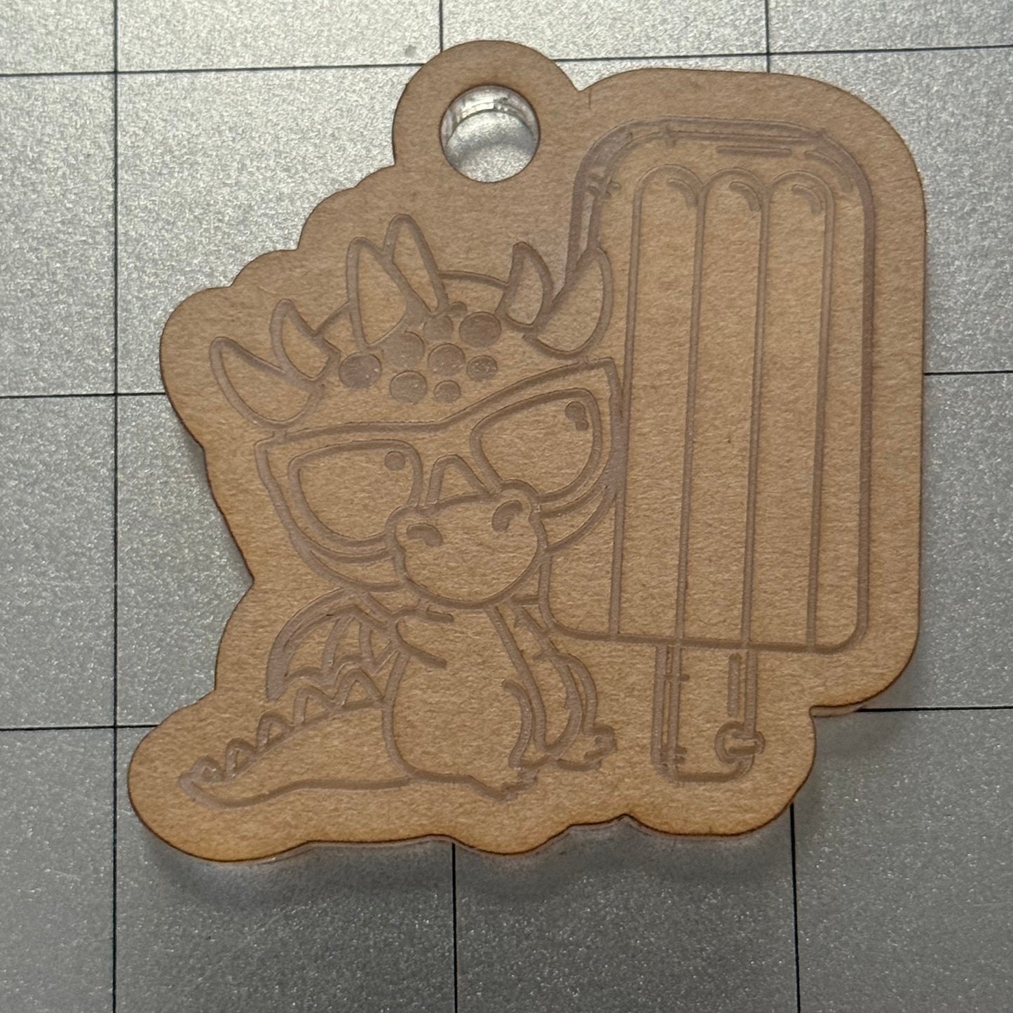 Summer Dragon Acrylic Blank for Mold Making