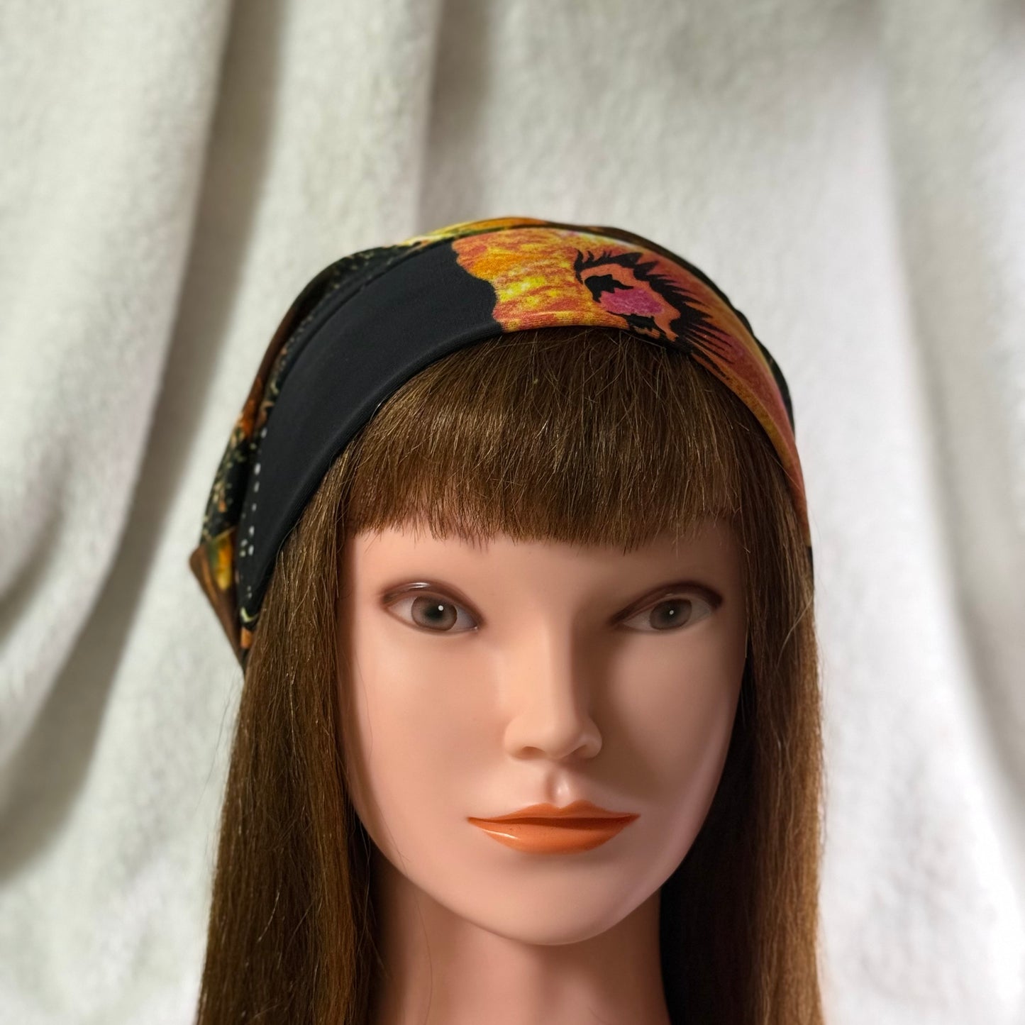 Midnight Bloom Lightweight Slouch Beanie – Upcycled Everyday Hat