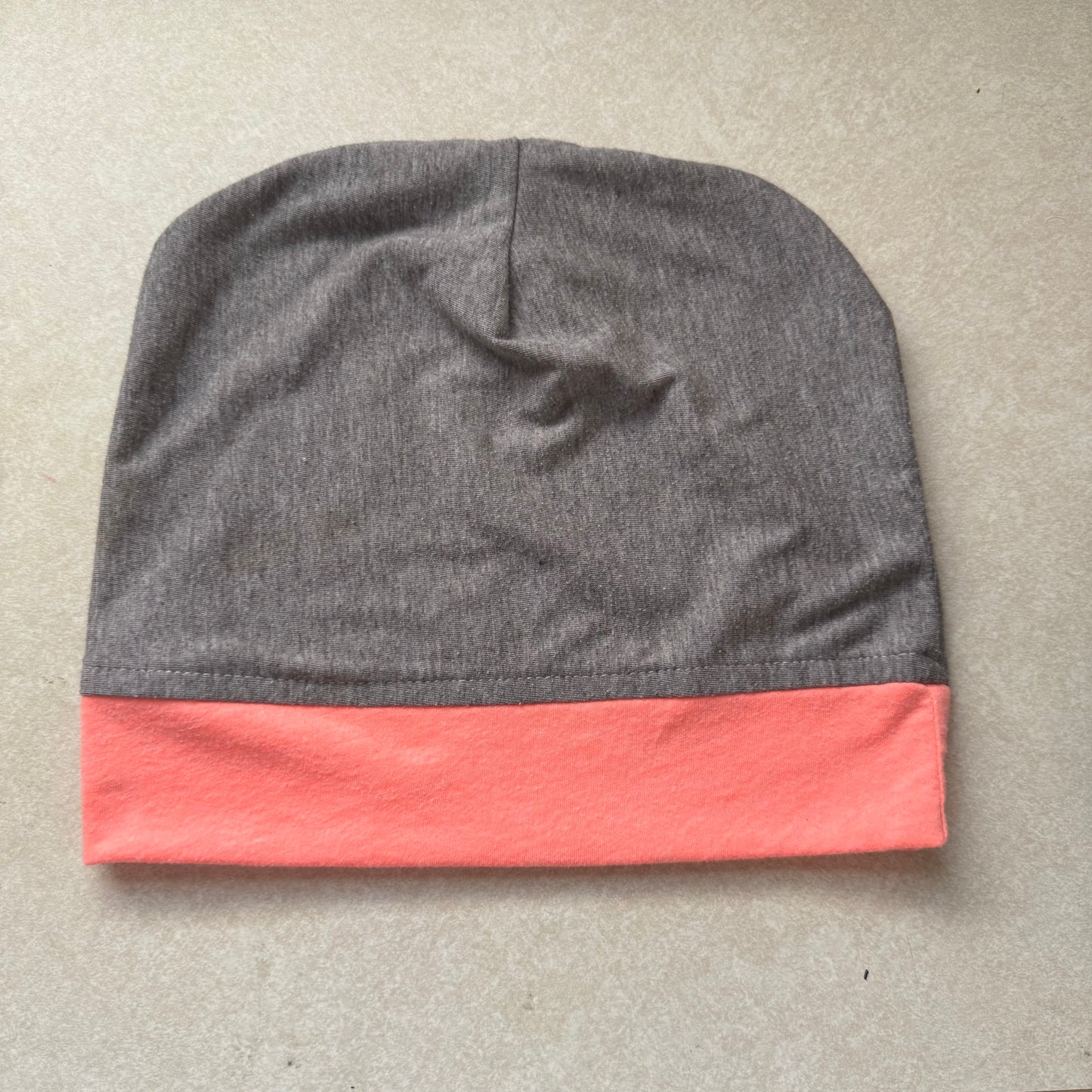 Neon Edge Slouch Beanie – Upcycled Everyday Hat
