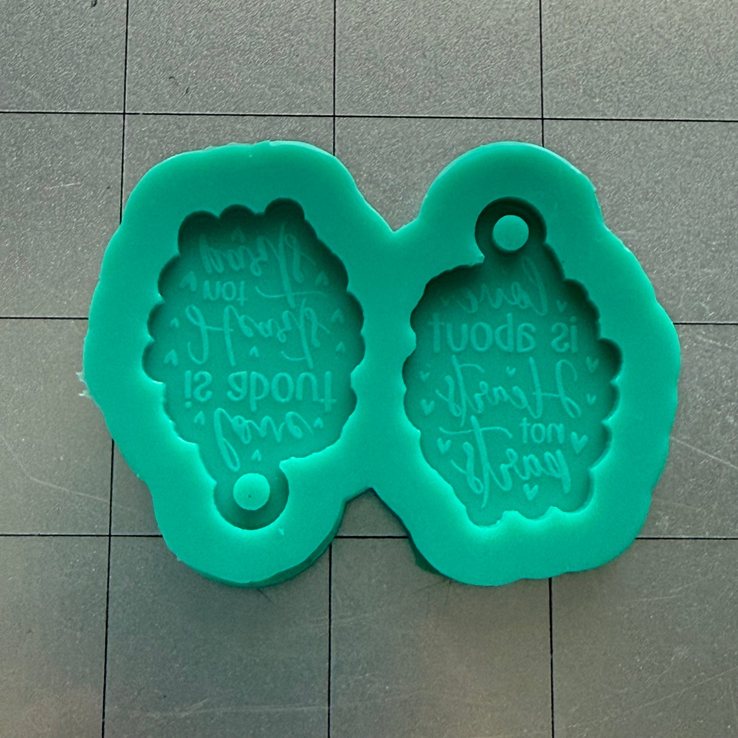 Love Is About Hearts Earrings Mold
