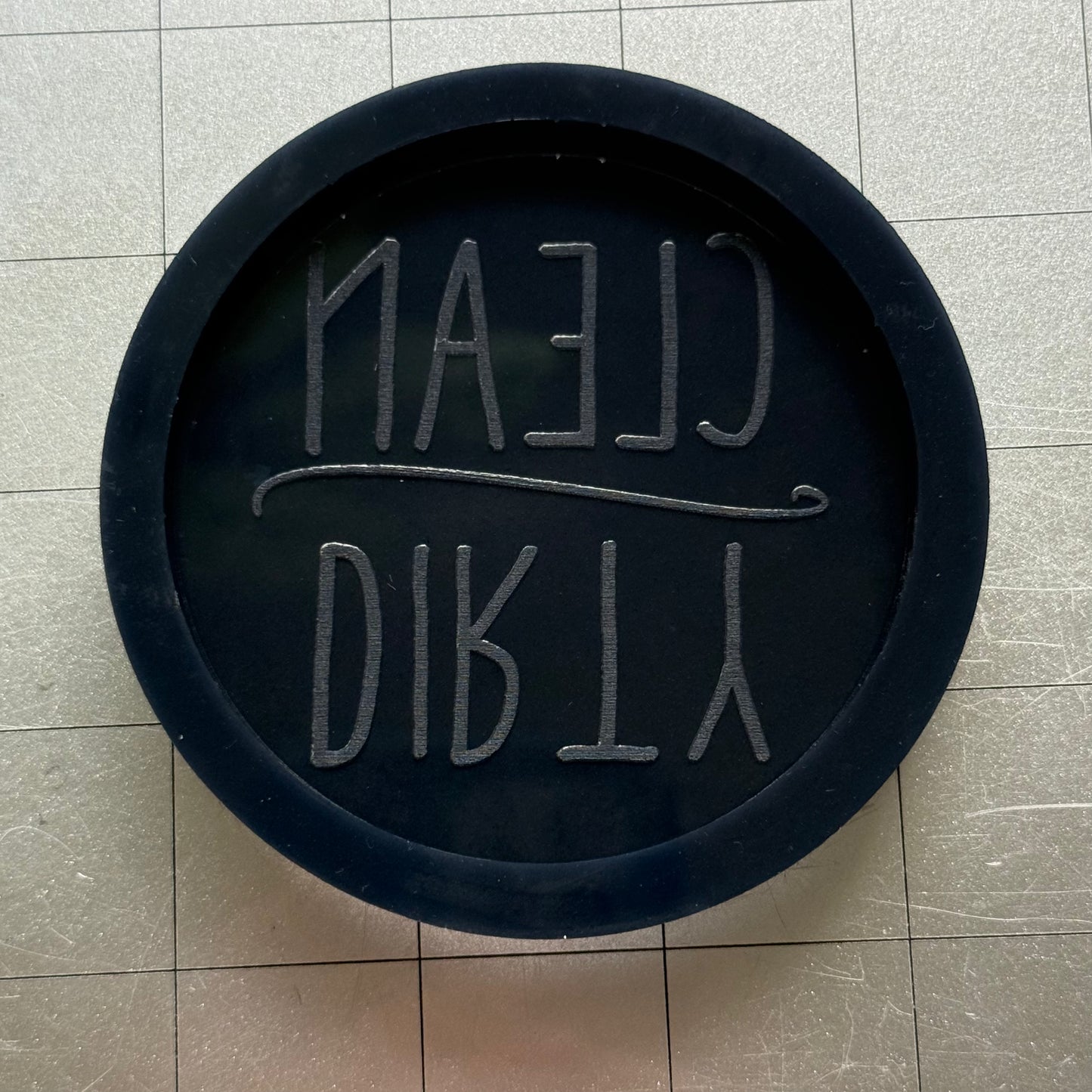 Clean/Dirty Dishwasher Magnet Mold