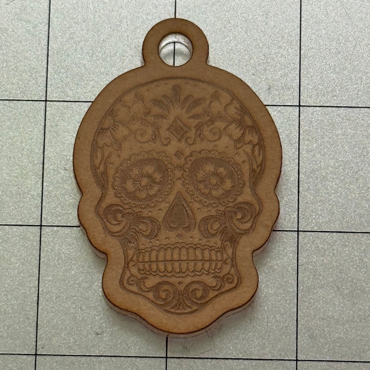 Sugar Skull Acrylic Blank for Mold Making
