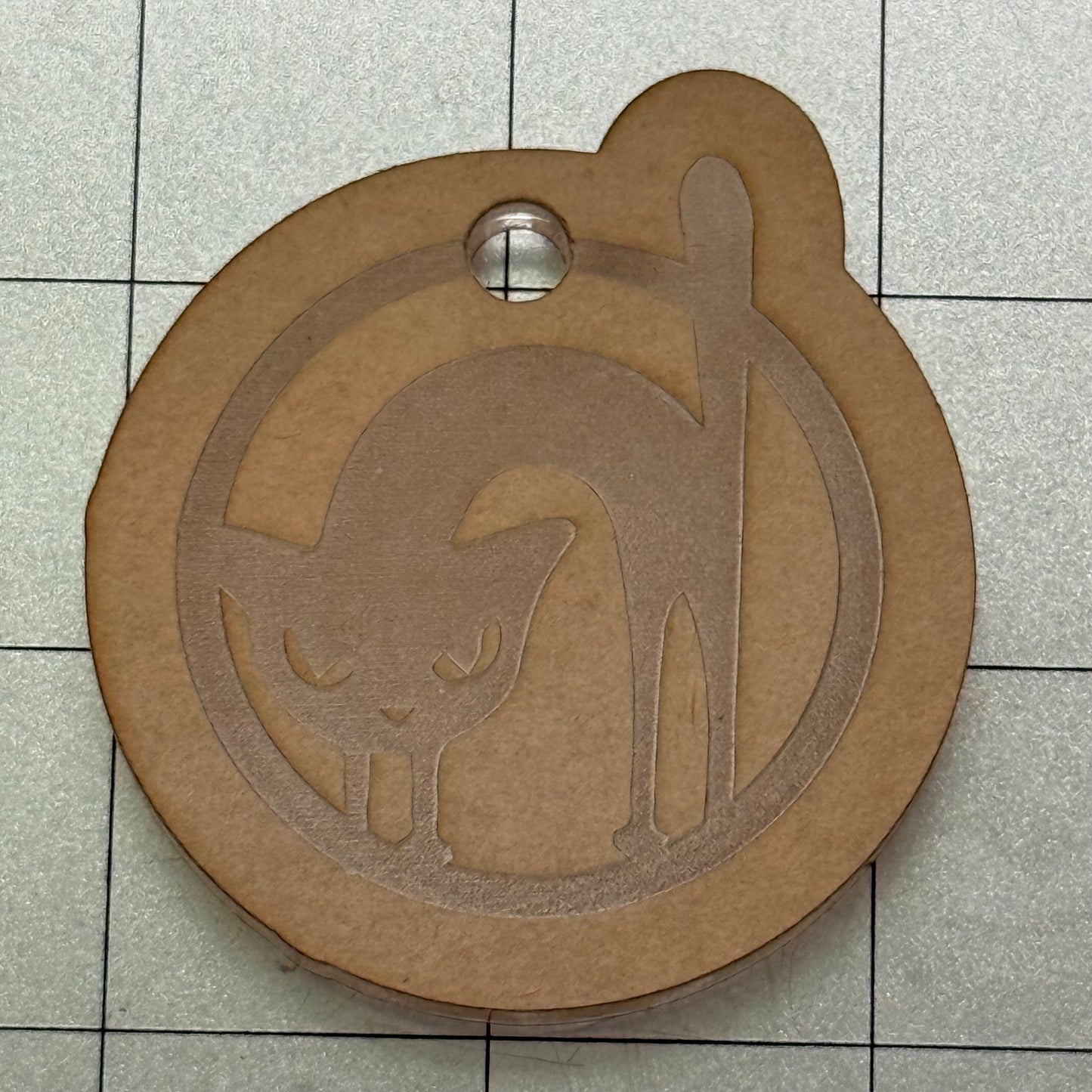 Scaredy Cat Acrylic Blank for Mold Making
