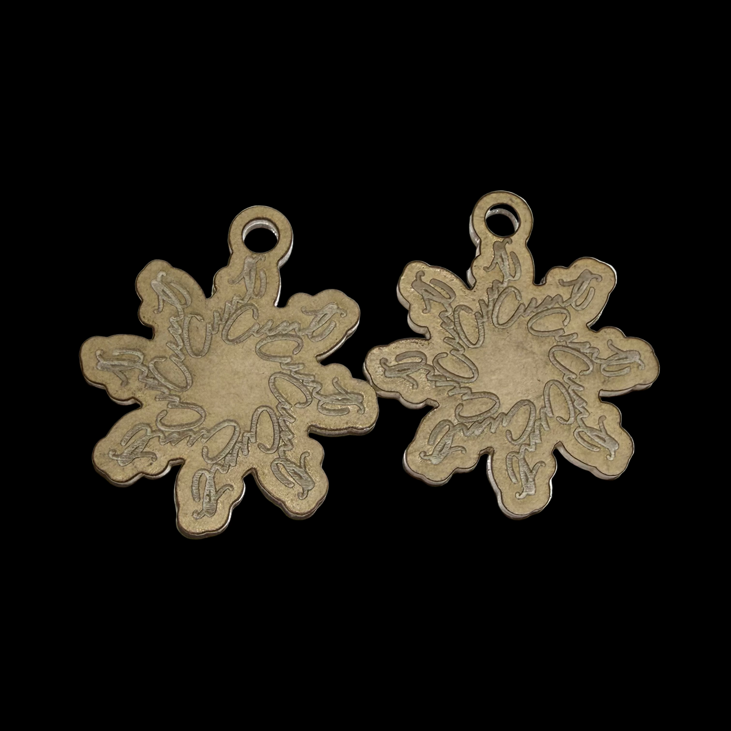 Cunt Snowflake Earring Acrylic Blanks for Mold Making