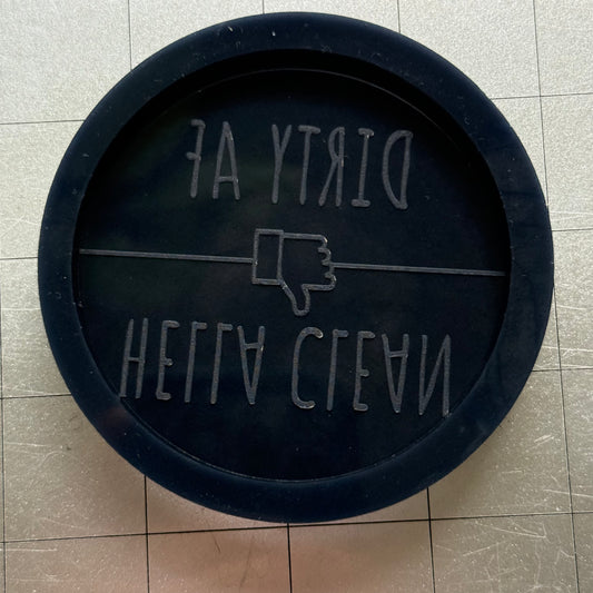 Hella Clean/Dirty AF Dishwasher Magnet Mold