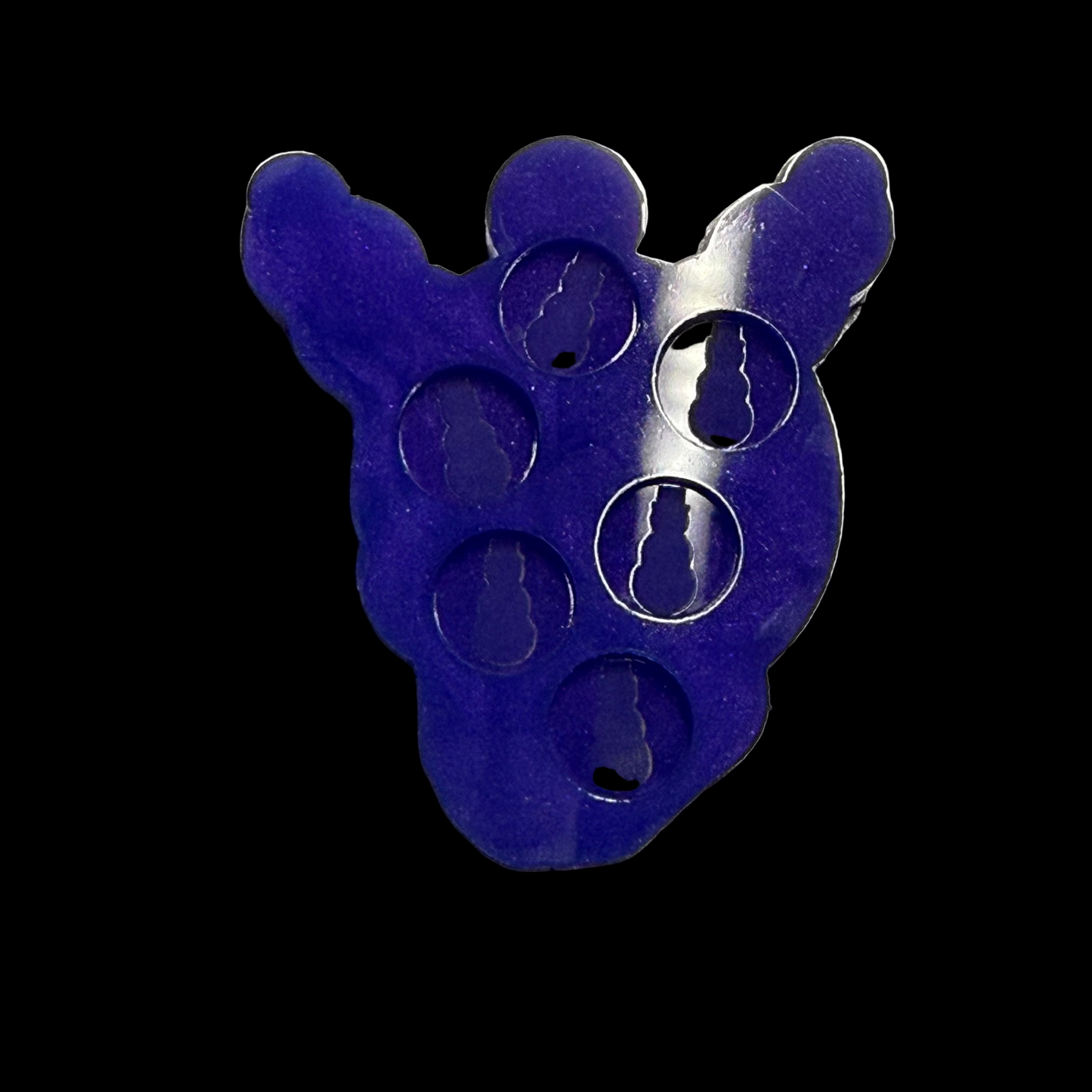 Snowman Bits Palette Mold