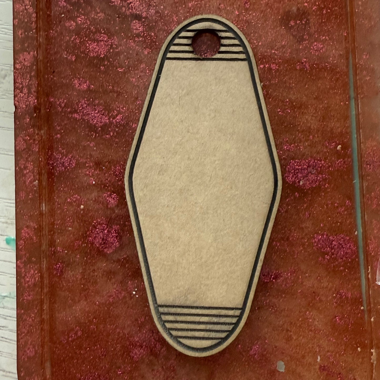 Motel Tag Acrylic Blank for Mold Making