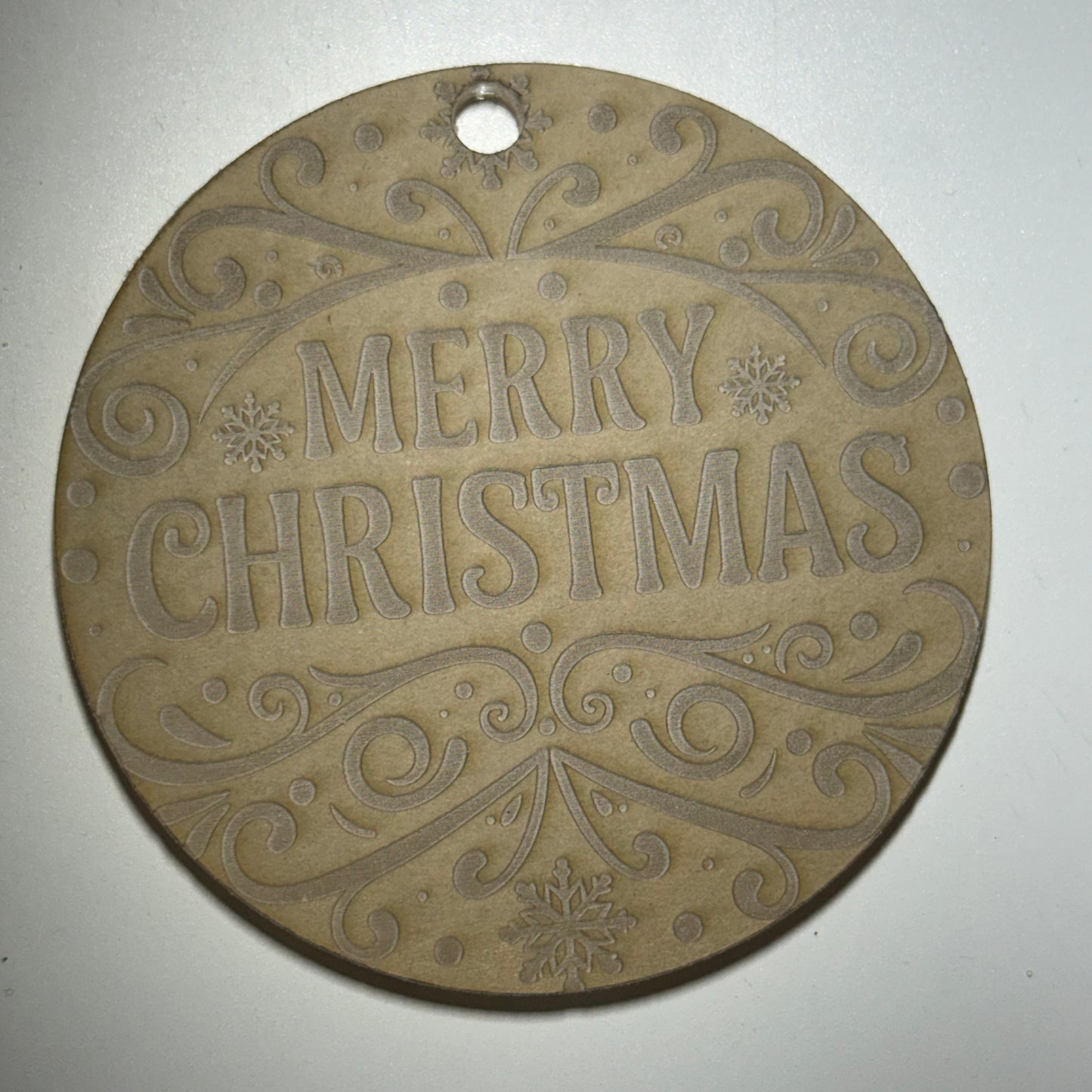 Merry Christmas Ornament Mold