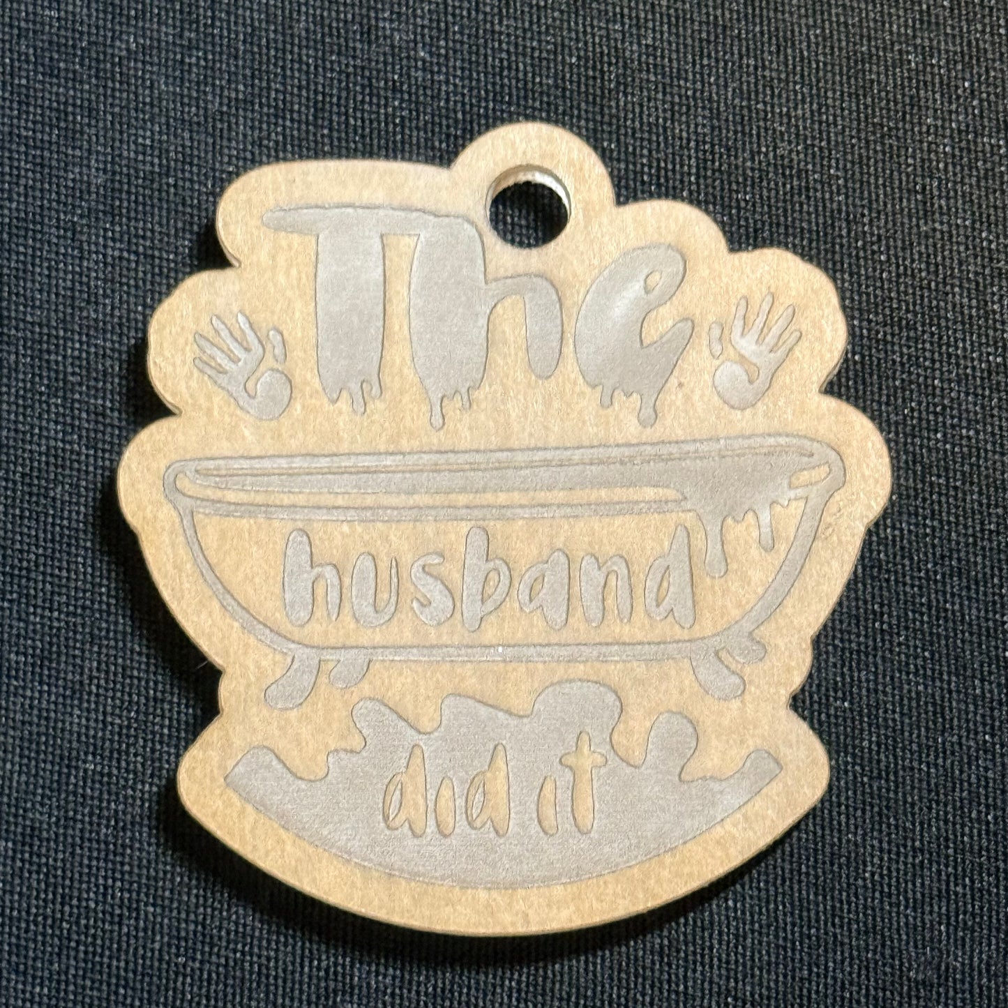 The Husband Did It Keychain Mold