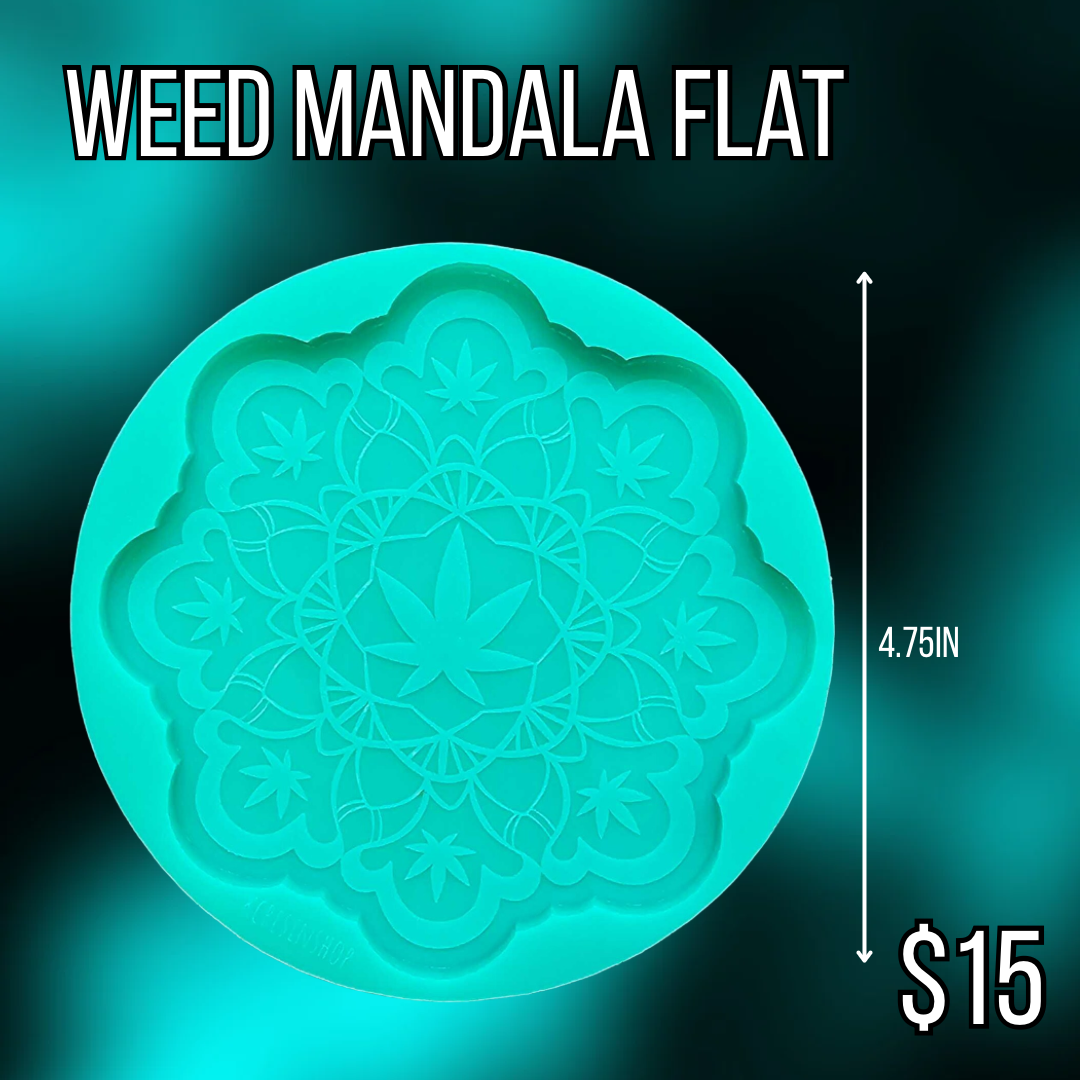 Ready to Ship Weed Mandala Mold