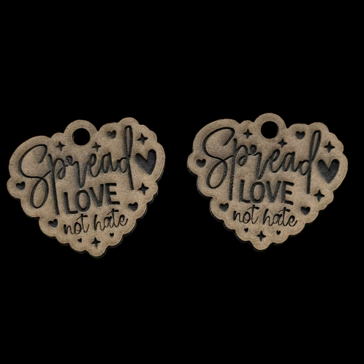 Spread Love Not Hate Earrings Mold