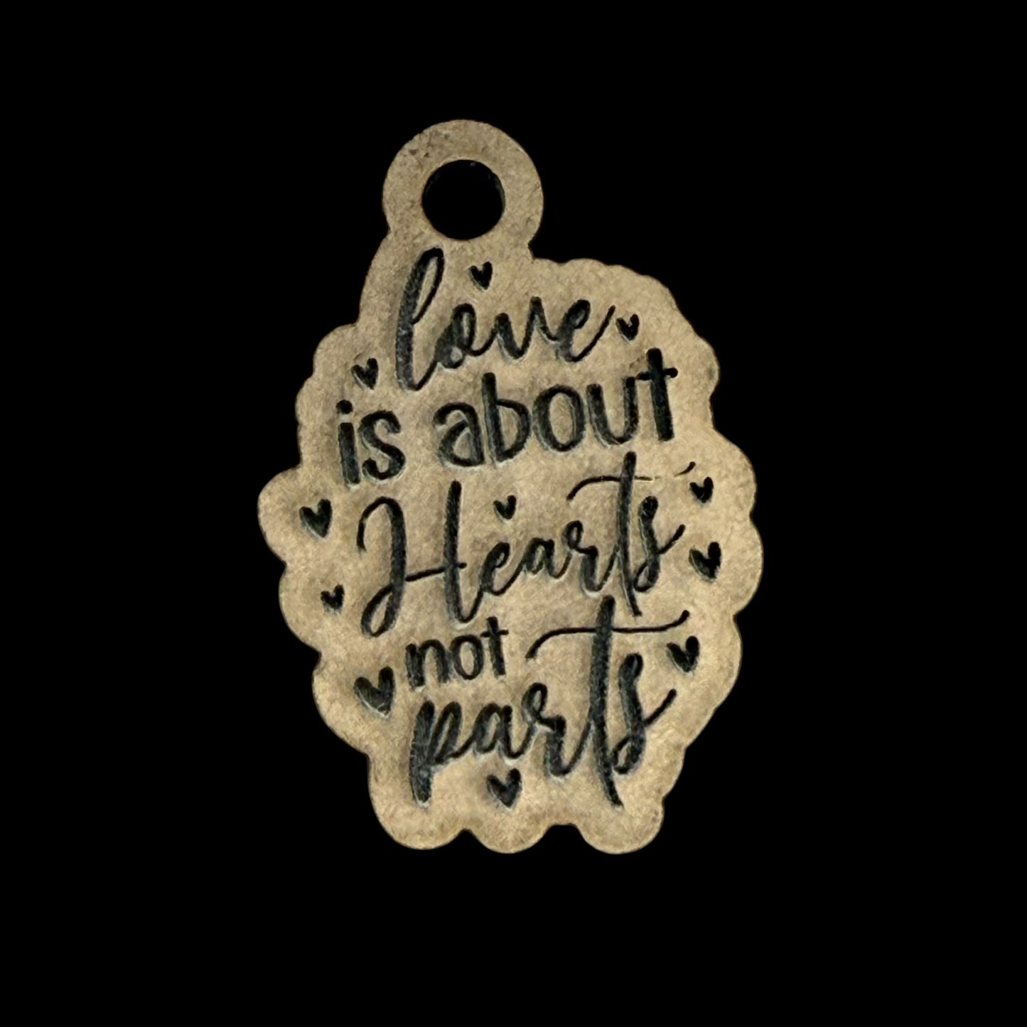 Love is About Hearts Keychain Mold