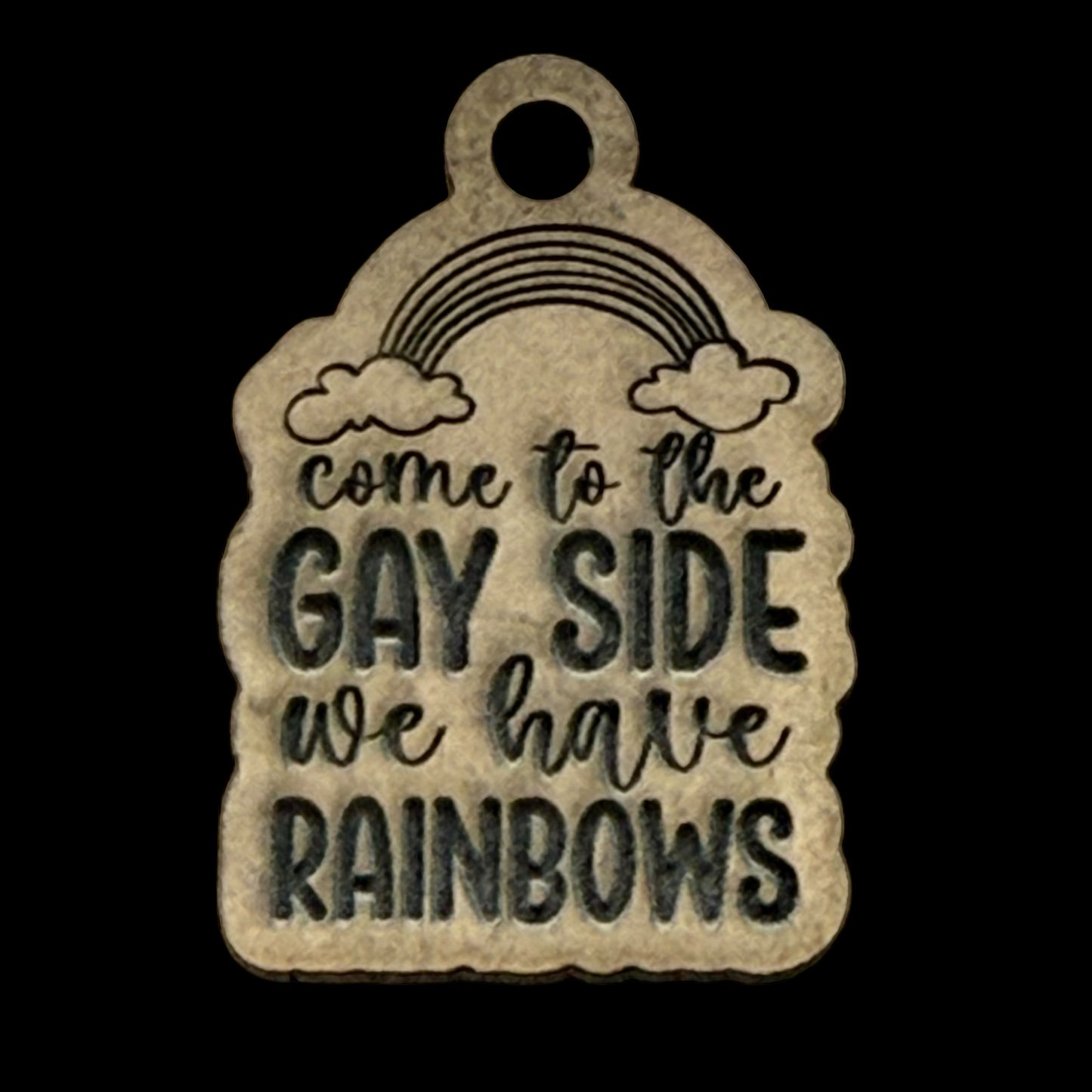 Come to the Gay Side Keychain Mold