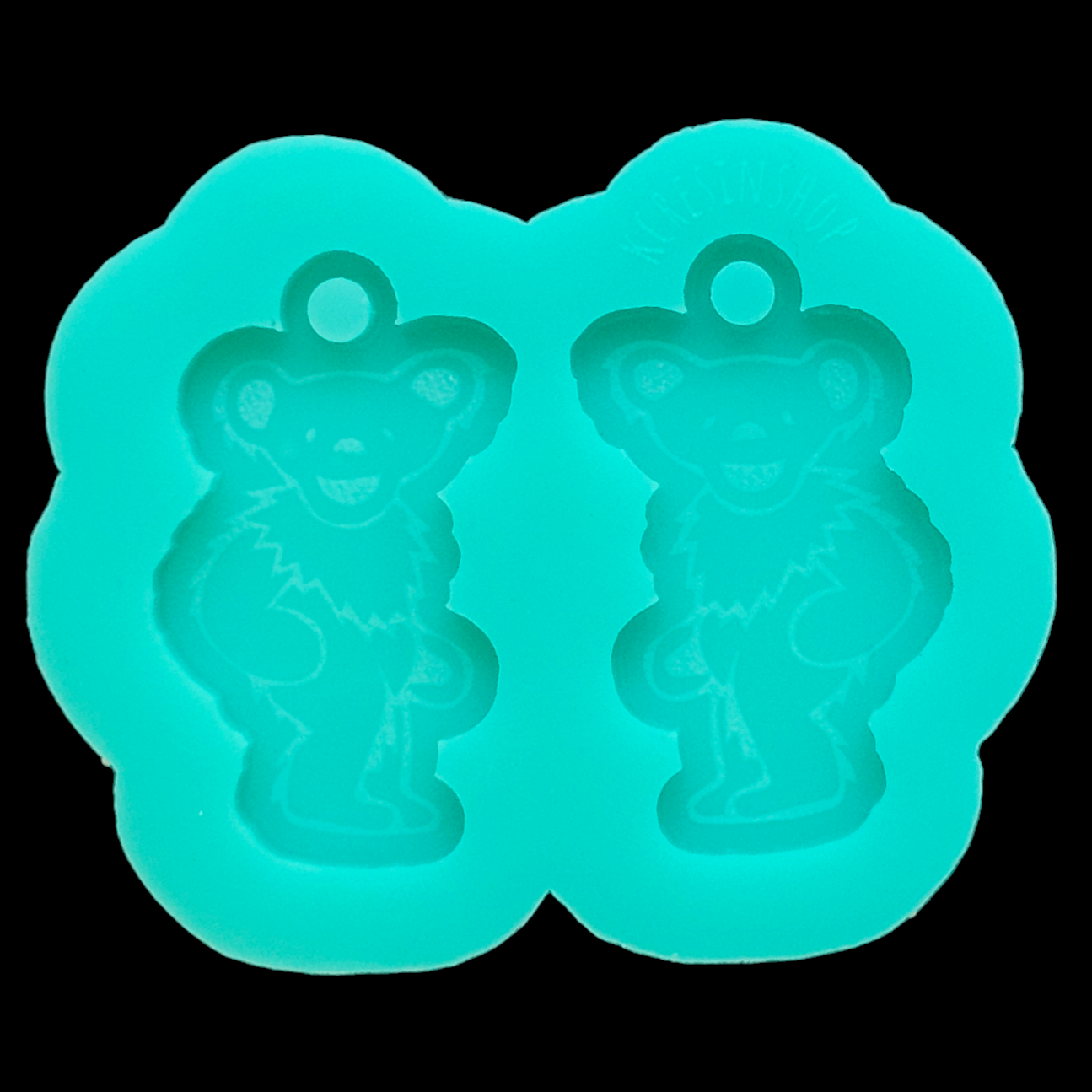 Grateful Bear Earrings Mold