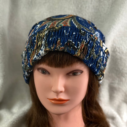 Boho Paisley Slouch Beanie – Upcycled Everyday Hat