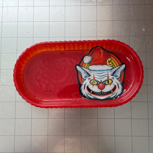 Santa Cat Resin Tray