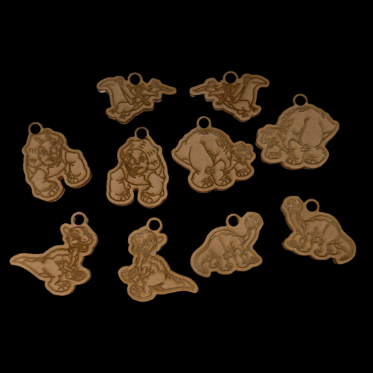 Dino Earring Acrylic Blanks for Mold Making