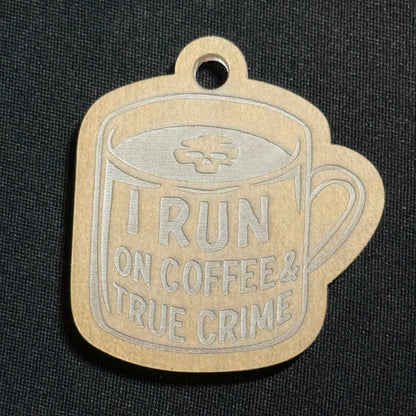 Coffee & True Crime Acrylic Blank for Mold Making