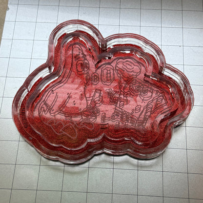 Used Smoking Buddies Acrylic Blank for Mold Making  with Attached Housing