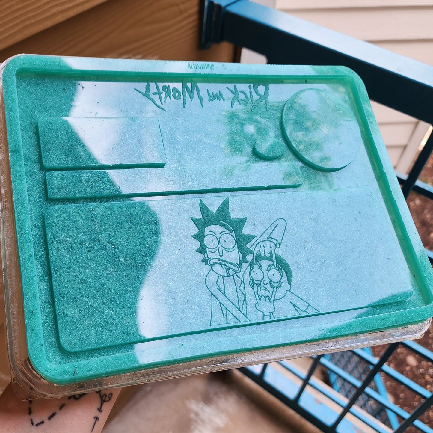 Scientist Large Rolling Tray Mold KCRESINSHOP