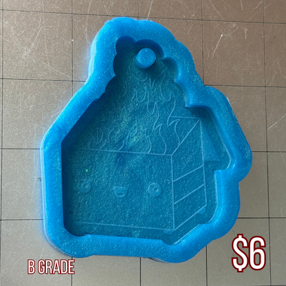 Dumpster Fire Keychain Mold