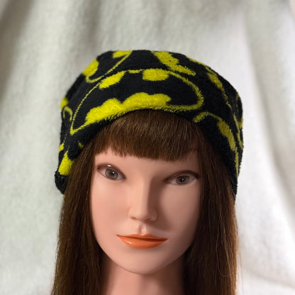 Dark Hero Fleece Slouch Beanie – Upcycled Cozy Winter Hat