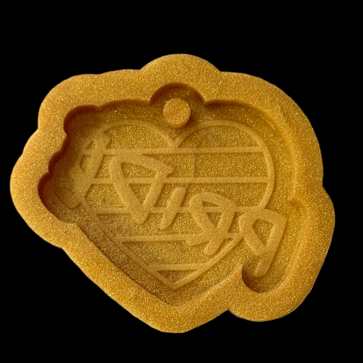Pride Heart Keychain Mold