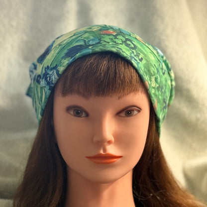 Iris Garden Slouch Beanie – Upcycled Everyday Hat