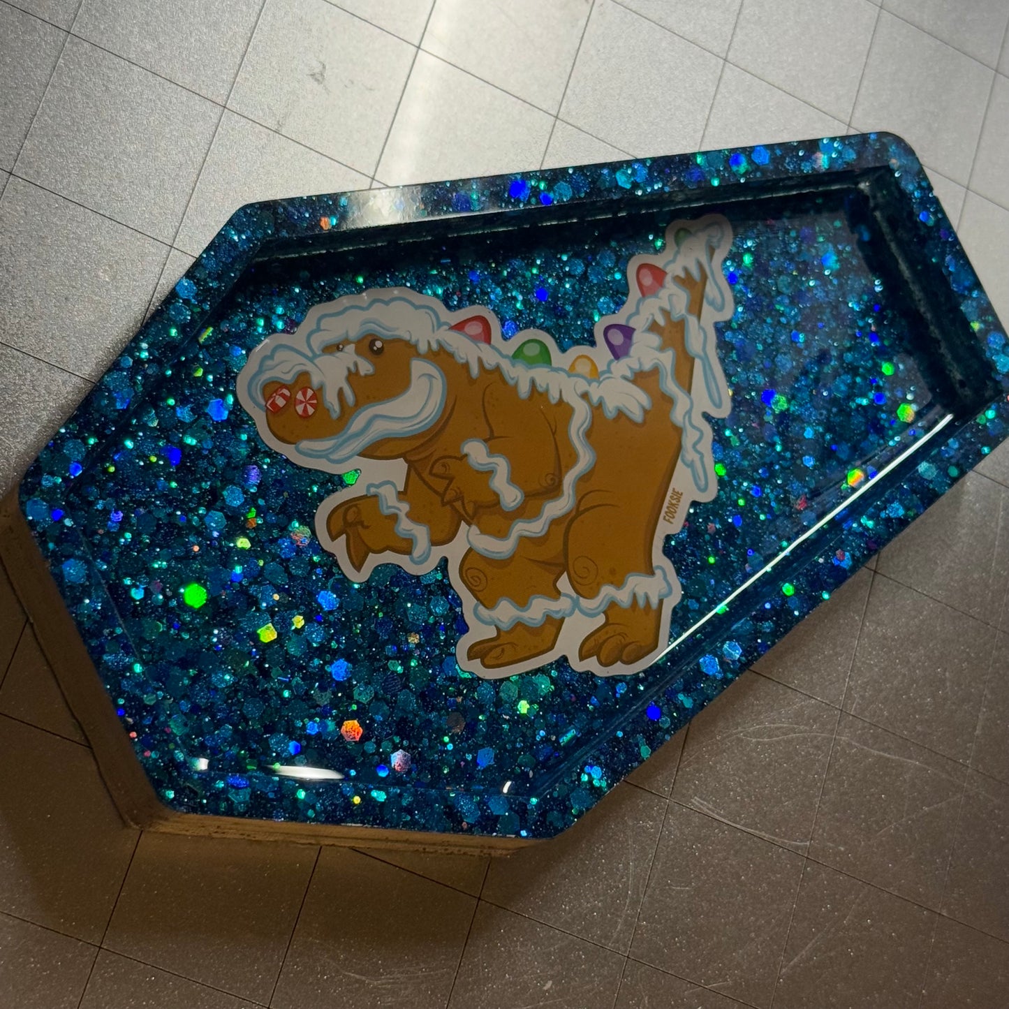 Dinosaur Cookie Coffin Tray