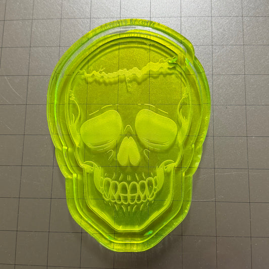 Vampire Skull Acrylic Blank for Mold Making