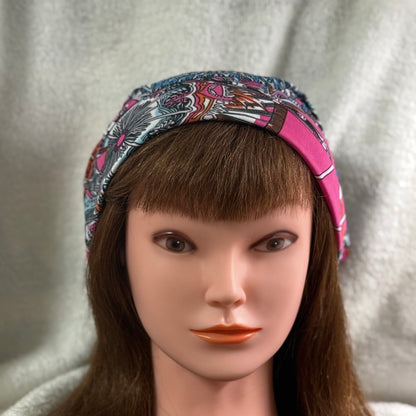 Mandala Mosaic Slouch Beanie – Upcycled Everyday Hat