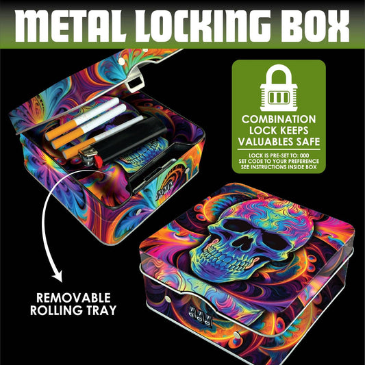 SMOKEZILLA METAL COMBO LOCKING STORAGE BOX